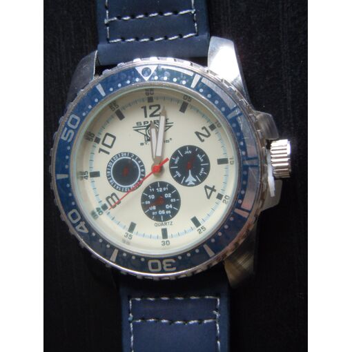 Montre Vintage Spirit Of St Louis - Mécanique, étanche 30m - Cadran Beige, Bracelet Cuir - Neuf Sans étiquette