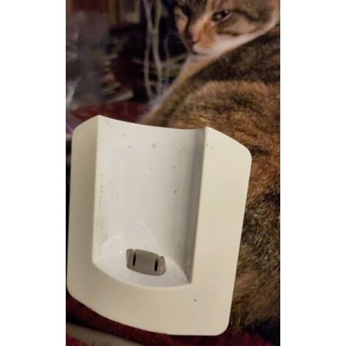 Base de téléphone seule SagemCom D182 white and sand blanc et sable avec câbles