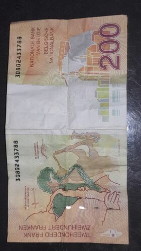 Billet 200 Francs Belges