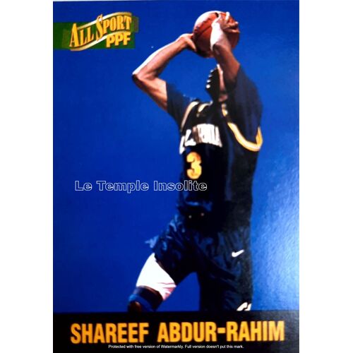 Carte Nba 1996/97 Score Board All Sport - Shareef Abdur-Rahim #84