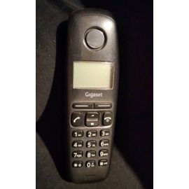 Combiné téléphonique seul Gigaset A170H pour téléphone A170 de Siemens numérique DECT GAP mains libres black noir bk
