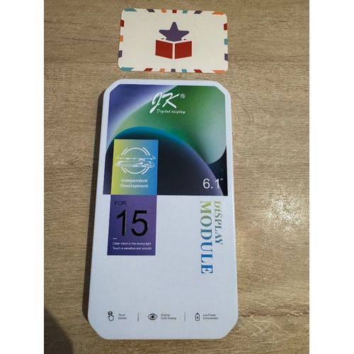 Ecran Iphone 15 Vitre Tactile Lcd Noir