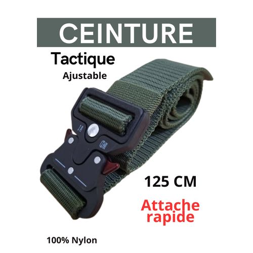 Ceinture Tactique Ajustable Vert Militaire