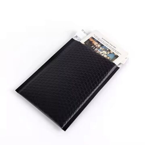 30 Enveloppes À Bulles Noires En Pe, Format 110x130mm (Le Polyéthylène), Pochettes Auto-Adhésives Imperméables, Enveloppes À Bulles D'air Pour Expédition De Marchandises