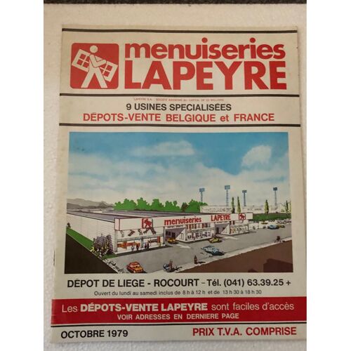Menuiseries Lapeyre, Catalogue Spécial Octobre 1979. 