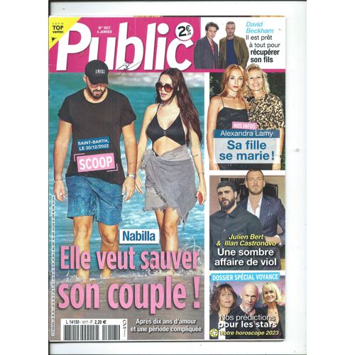 Public 06/01/2023 Nabilla, Alexandra Lamy, David Beckam, Bob Sinclar, Céline Dion, Valeria Bruni-Tedeschi, Cher, Shakira, Louis Bertignac,Cécile De France,Clara Luciani,Sophie Marceau,Pagny, Indochine