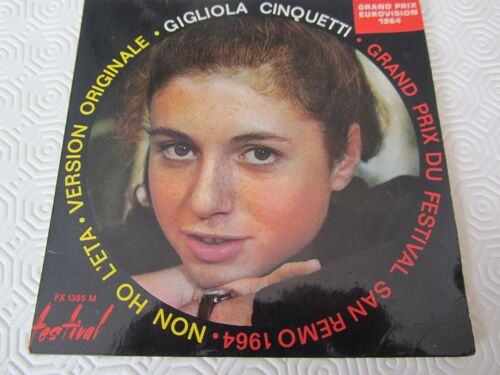 Grand Prix Eurovision 1964 : Non Ho L'eta - Sei Un Bravo Ragazzo - Quando Vedo Che Tutti Si Amano - Penso Alle Cose Perdute