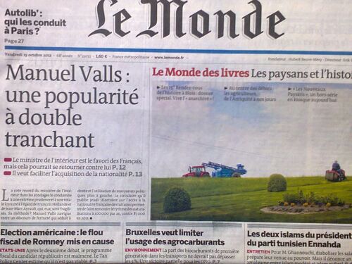 Le Monde N°21072 (Avec Monde Des Livres) Octobre 2012