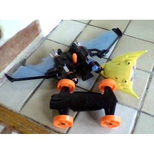 Morceaux De 3 Véhicules Action Man - Années 90 - Peut-Être Incomplets, Pour Pièces 