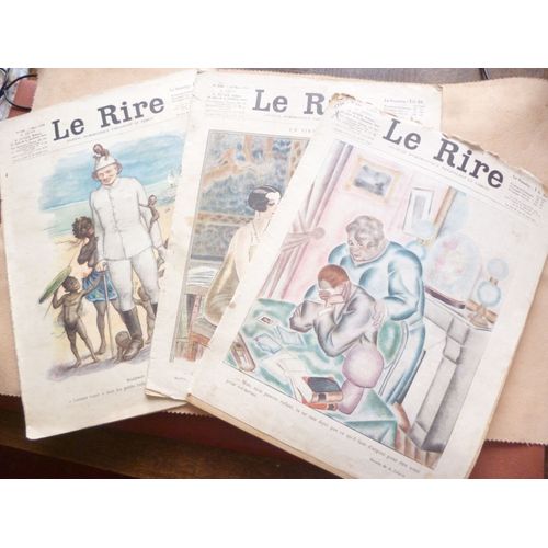 Lot De 3 Numéros Du "Rire" 1929.