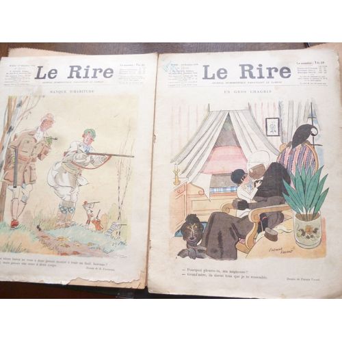 Lot De 7 Numéros Du "Rire" 1928.