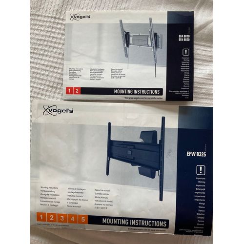 Fixation murale pour TV - Vogel s - lot Efw 8325 et Efa 8810