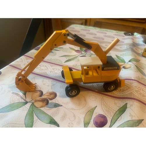 Nzg Weserhutte 101 Hydraulic Bagger W. Germany 1:50 Sans Boite Très Bon État-Nzg