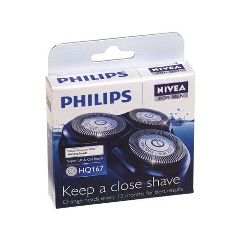 3 TETES RASOIR PHILIPS COOL SKIN 6000 HQ167/40