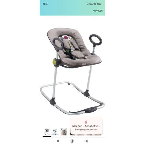 Chaise Haute Transat Balancelle De Marque Béaba.
