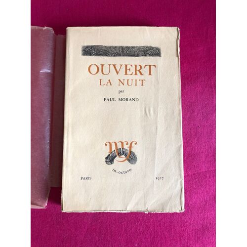 Ouvert La Nuit Paul Morand Nrf 1927