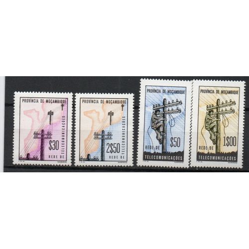 Mozambique Timbres Électrification