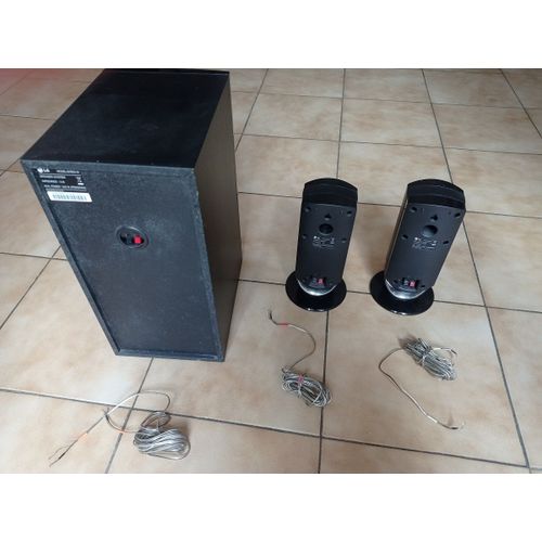 Lot enceintes + caisson de basse LG