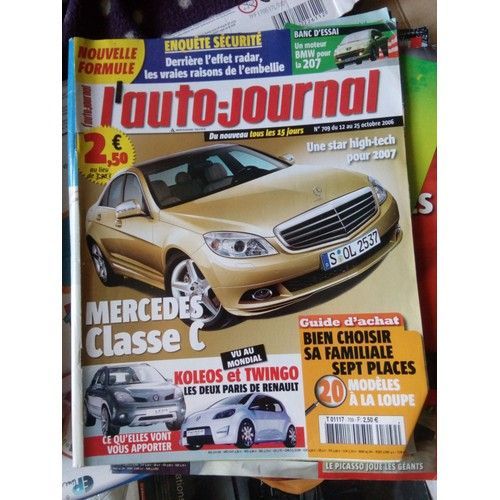 L'auto Journal 709 De 2006 Jaguar Xkr,Mazda Mx5 Roadster Coupe,Passat Break 2.0 Tdi,Bmw 320d Touring,Audi A4 Avant,Peugeot 407 Sw,Laguna Estate 2.0 Dci,Toyota Avensis Break,Bmw 335i Sport,Peugeot 207