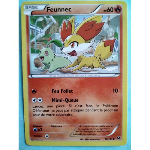 Carte Pokémon N° 653 Feunnec