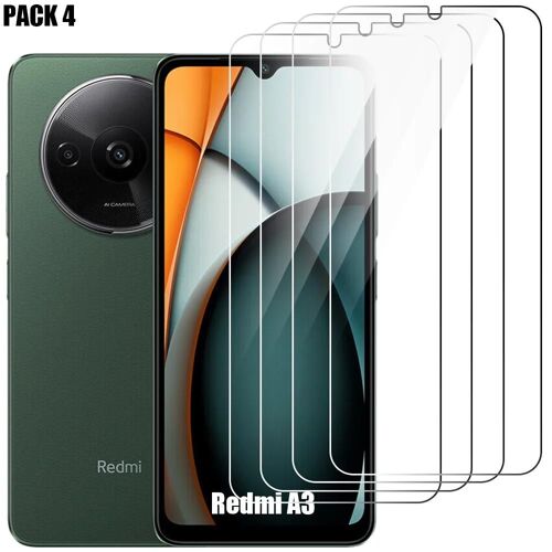 [4 Pièces] Verre Trempé Pour Xiaomi Redmi A3, Protection D'ecran Transparent 9h - E.F.Connection