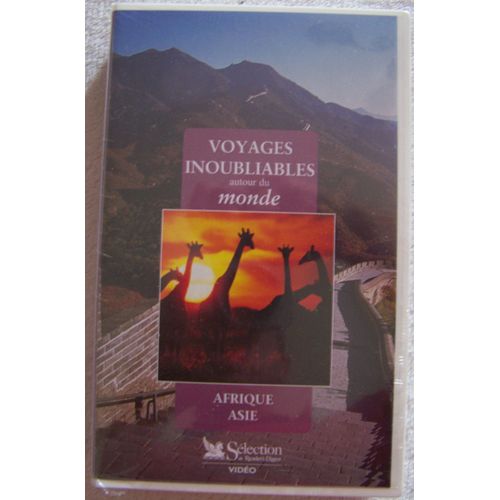 K7 Vhs Voyages Inoubliables Autour Du Monde. Afrique Asie