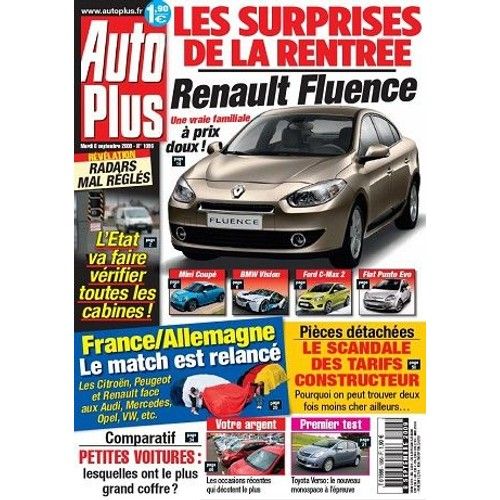 Auto Plus 1096 De 2009 Toyota Verso 126 D4d,Fiat 500c 1.2 8v,Smart Fortwo Cab,Traction 15 Six