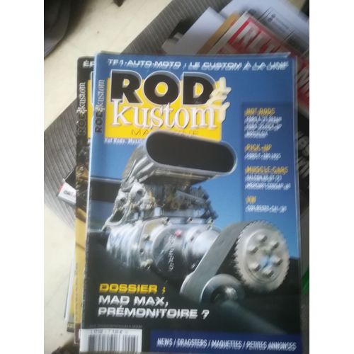 Rod Et Kustom Magazine 6 De 2008 Ford A Sedan,F100 Pick Up,Mad Max,Mercury Cougar,Ford Falcon Xb Gt,Harley 1340 Queue Molle,Cox 58 Resto Cal
