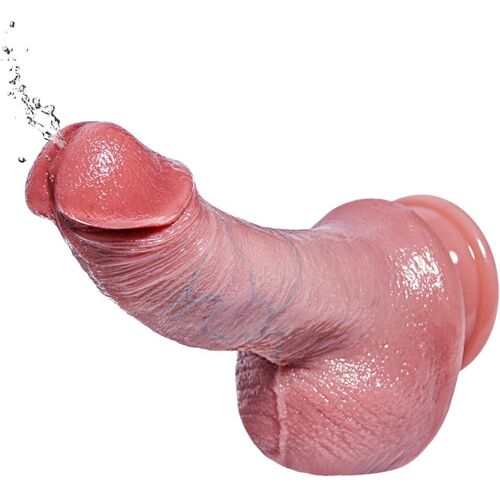 Kalanka-Gode ¿¿Réaliste En Silicone De 17,5 Cm Pour Débutants, Ventouse, Pénis Large, Gode Doux Et Mignon Avec Tige Incurvée Et Boules, Point G Féminin Et Petit Jouet Sexuel Pour La Prostate Anale
