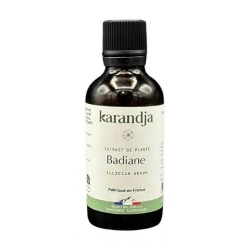 Extrait De Plante Badiane Bio Karandja - 50 Ml Produits Naturels Et Phytotherapie 