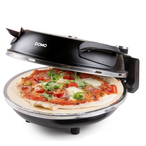 Four à pizza Domo DO9285PZ « My Express Pizza » noir - pierre en céramique
