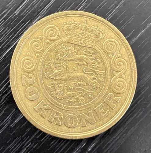 Pièce Danemark 20 Kroner, 1990