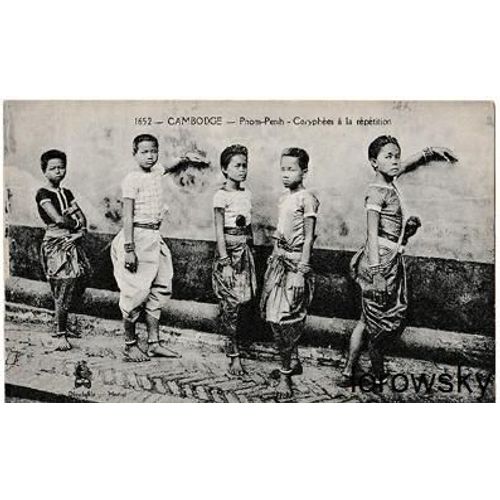 Carte Postale Cambodge - Pnom-Penh, Coryphées À La Répétition