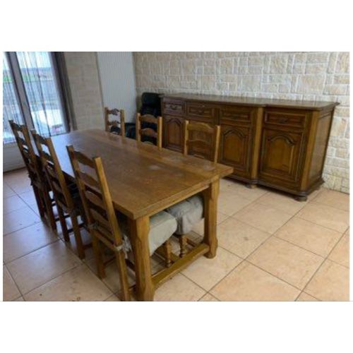 Salle À Manger Complète En Chêne 