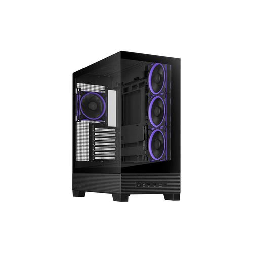 Boîtier PC Asus A31 PLUS TG ARGB - Moyen Tour, Verre Trempé, RGB, Noir, ATX/Micro-ATX/Mini-ITX