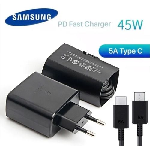 45w USB-C Chargeur Ultra Rapide Samsung Galaxy S25 S24 Ultra S23 S22 S21 S20 Ultra, S25 Ultra S22+ S23+ S24+ Plus Ultra 5g