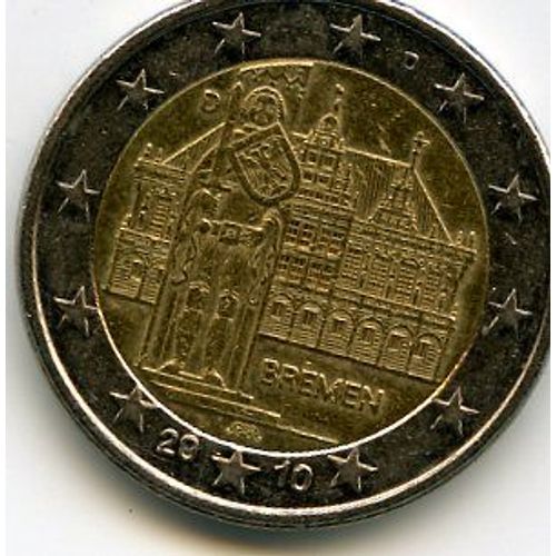 Allemagne 2 Euros 2010 Atelier D Commémorative Bremen