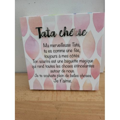 Cadre Message "Tata Chérie"