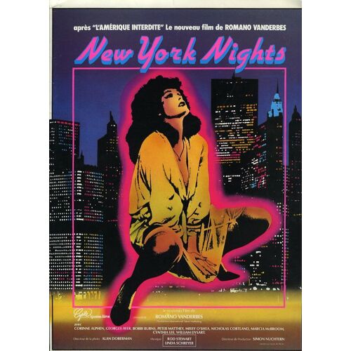 New York Nights, Dossier De Presse, Romano Vanderbes, Avec Corinne Alphen, Georges Ayer, Bobbi Burns