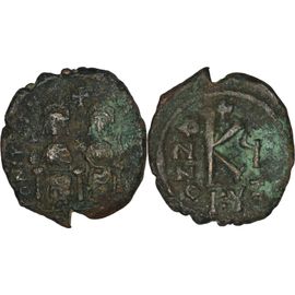 Byzance - Demi-Follis - Justin Ii Et Sophie - Cyzique - 571 Ad (An 6) - Bc-373 - 24-339