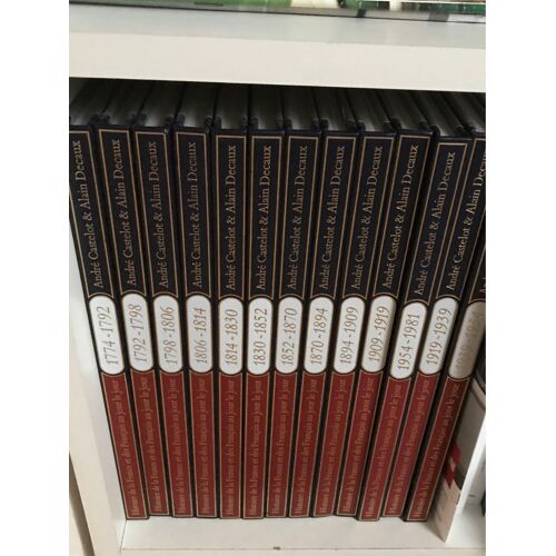 Livres ( 13 Volumes ) " Histoire De La France Et Des Français Au Jour Le Jour Par André Castelot Et Alain Decaux "