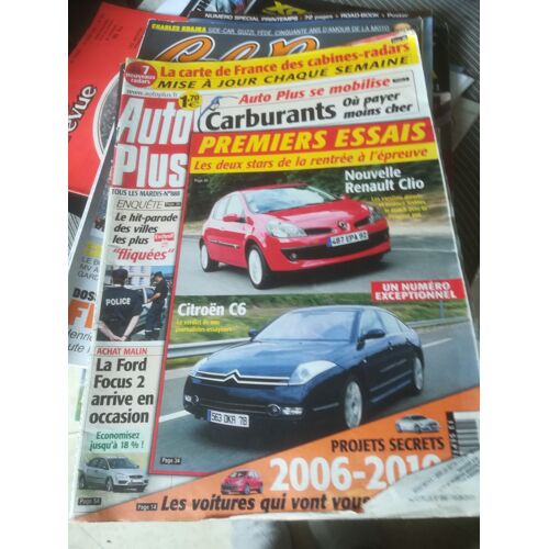 Auto Plus 888 De 2005 Clio 3 1.5 Dci Pack Clim Ex,Fiat Croma 1.9 Mjt,Skoda Octavia Combi 1.9 Tdi,C6 V6 Hdi Ex,Loeb,Bmw 2002 Turbo