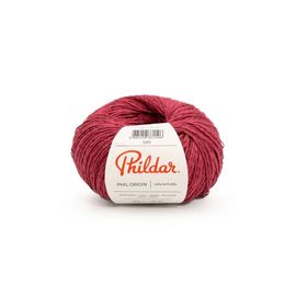 Fil De Coton À Tricoter Phil Origin - Phildar Pourpre