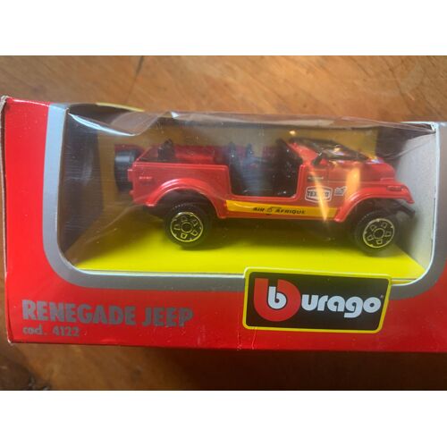 Jeep Renegade Burago 4122 Avec Boite-Burago