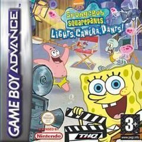 Spongebob Squarepants: Lights Camera Pants Gameboy Advance