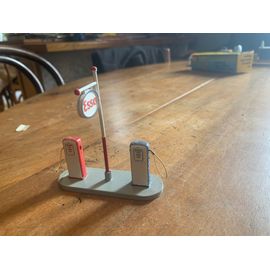 Station Essence Dinky Toys Esso 490 Modèle Original Sans Boite Made In France-Dinky Toys