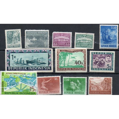 Indonésie Timbres Divers