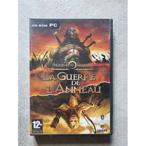 Jeu Pc - Le Seigneur Des Anneaux - La Guerre De L'anneau/ M4