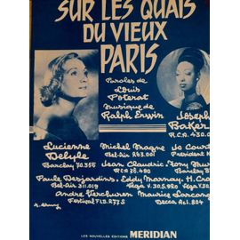 Sur Les Quais Du Vieux Paris . Accordéon Valse Et Piano