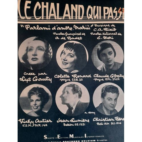 Le Chaland Qui Passe . Accordéon Et Piano